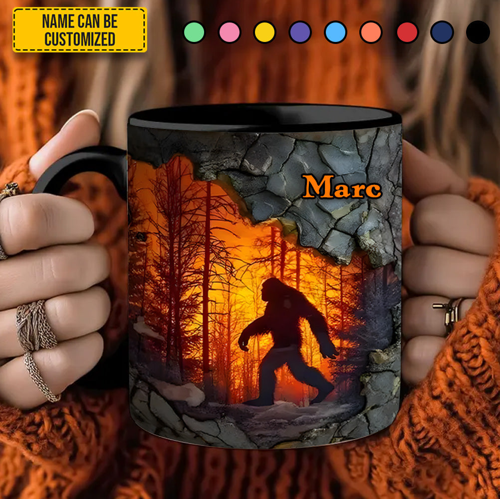 Legendary Bigfoot – Personalized Funny Accent Mug