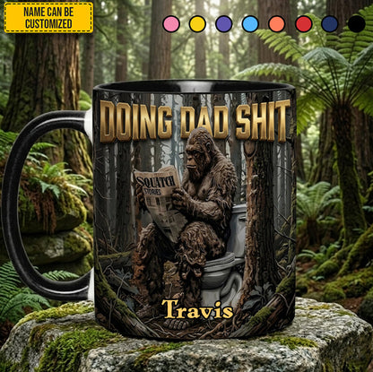 Doing Dad Sh*t - Personalized Dad Accent Mug