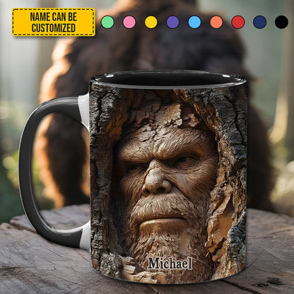Cosmic Footsteps – Personalized Bigfoot Accent Mug