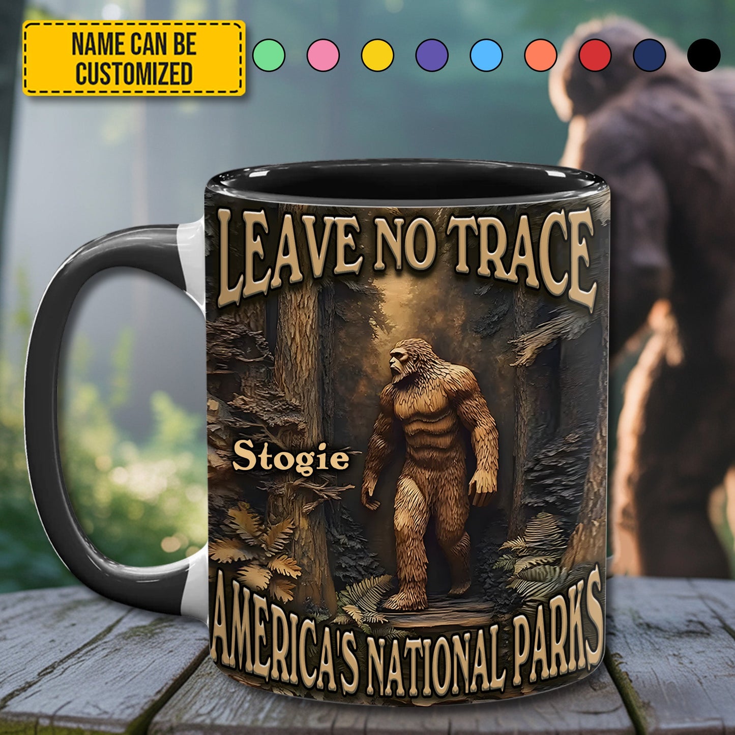 Wildlife - Personalized Bigfoot Accent Mug