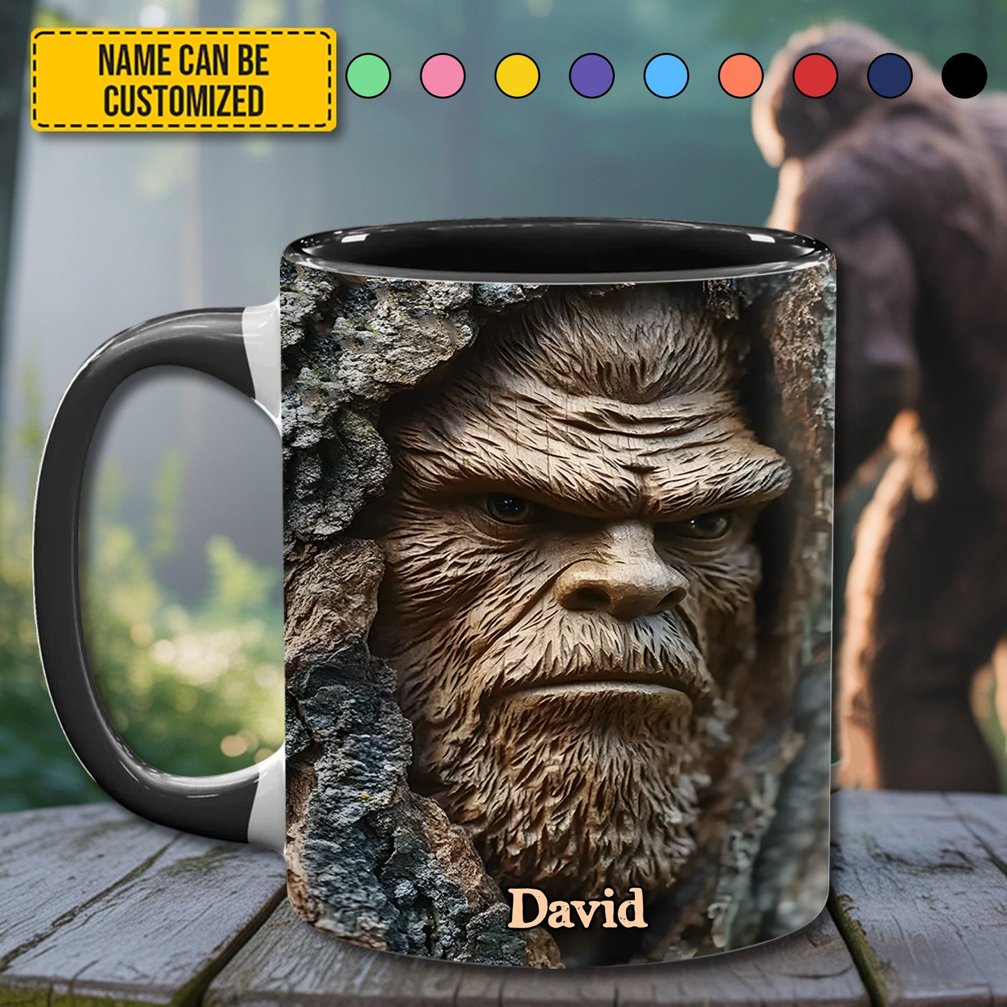 Fall Legend – Personalized Bigfoot Accent Mug