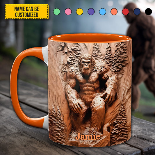 Legend in the Trees – Personalized Sasquatch/Bigfoot Accent Mug