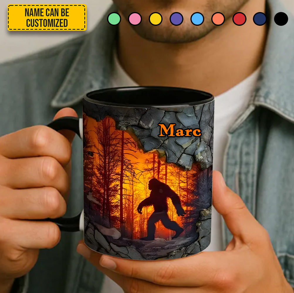 Legendary Bigfoot – Personalized Funny Accent Mug