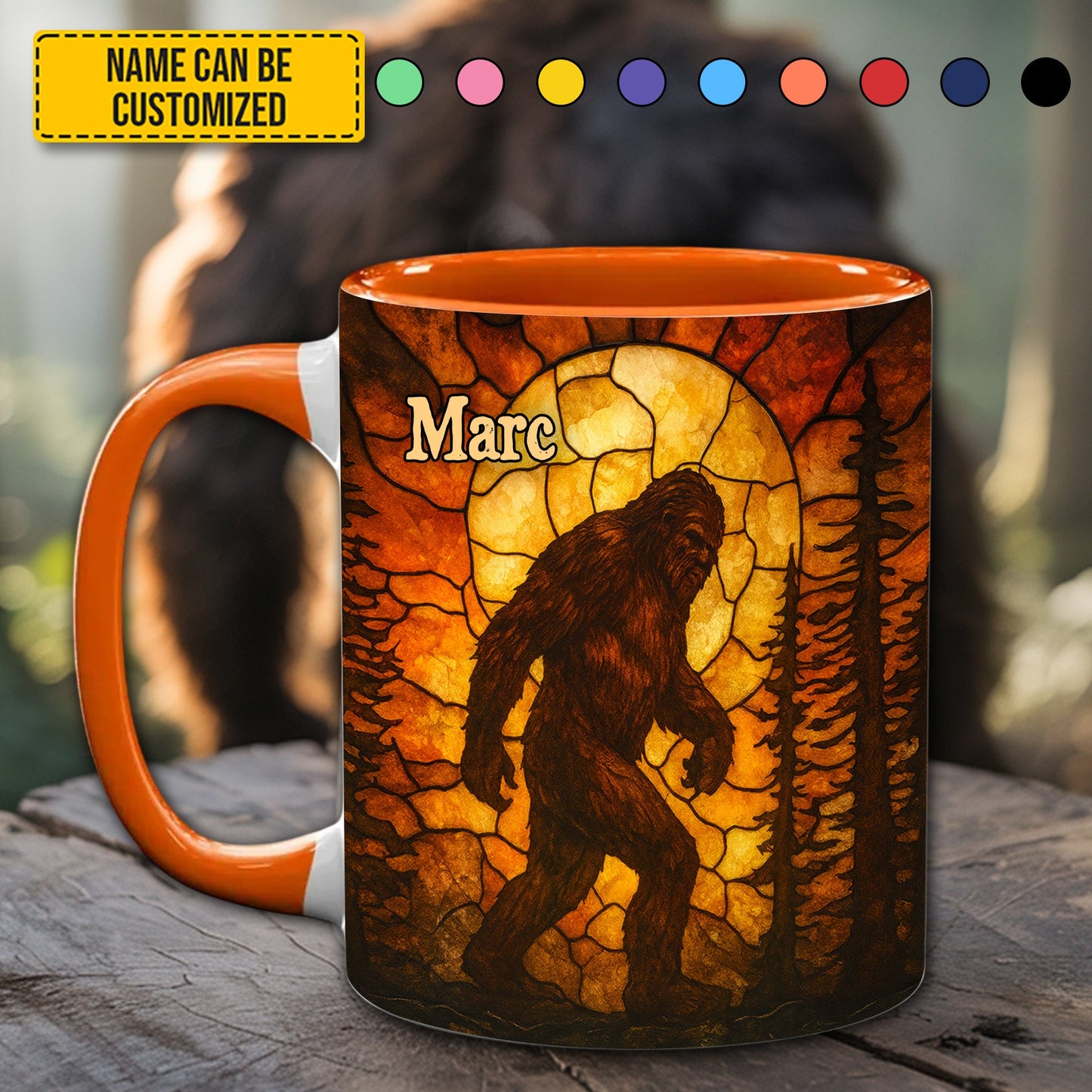 Timber Beast – Personalized Bigfoot Accent Mug