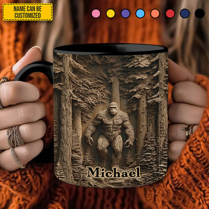 Legend in the Woods – Personalized Bigfoot Accent Mug
