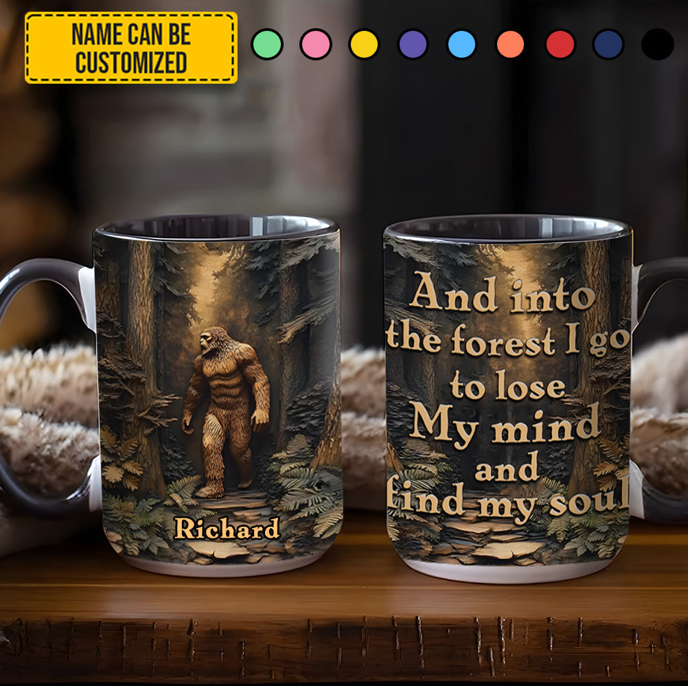 The Cryptid Chronicle – Bigfoot Accent Mug