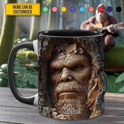 Cosmic Footsteps – Personalized Bigfoot Accent Mug