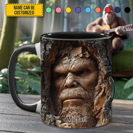 Cosmic Footsteps – Personalized Bigfoot Accent Mug