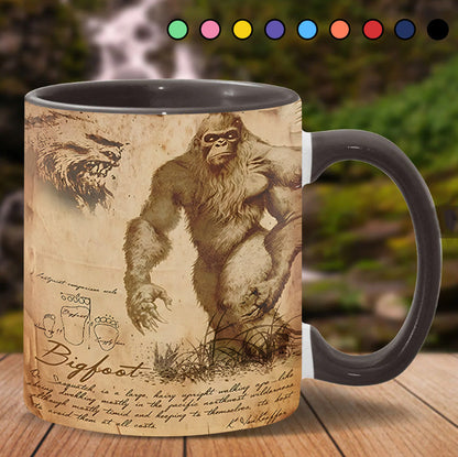 Bigfoot Legend in the Trees – Personalized Bigfoot Accent Mug