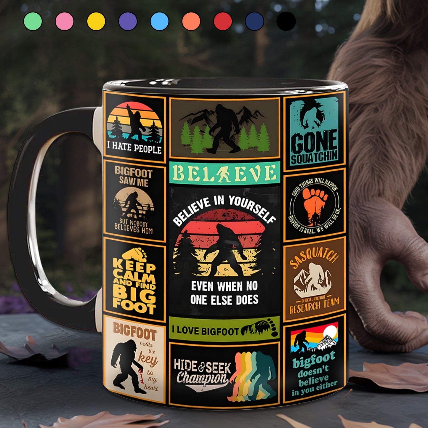 Find My Soul – Personalized Bigfoot Accent Mug