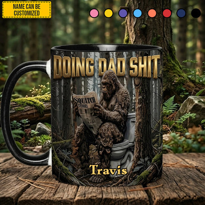 Doing Dad Sh*t - Personalized Dad Accent Mug