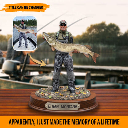 Trophy Fishing Moments – Personalized Photo Acrylic Plaque