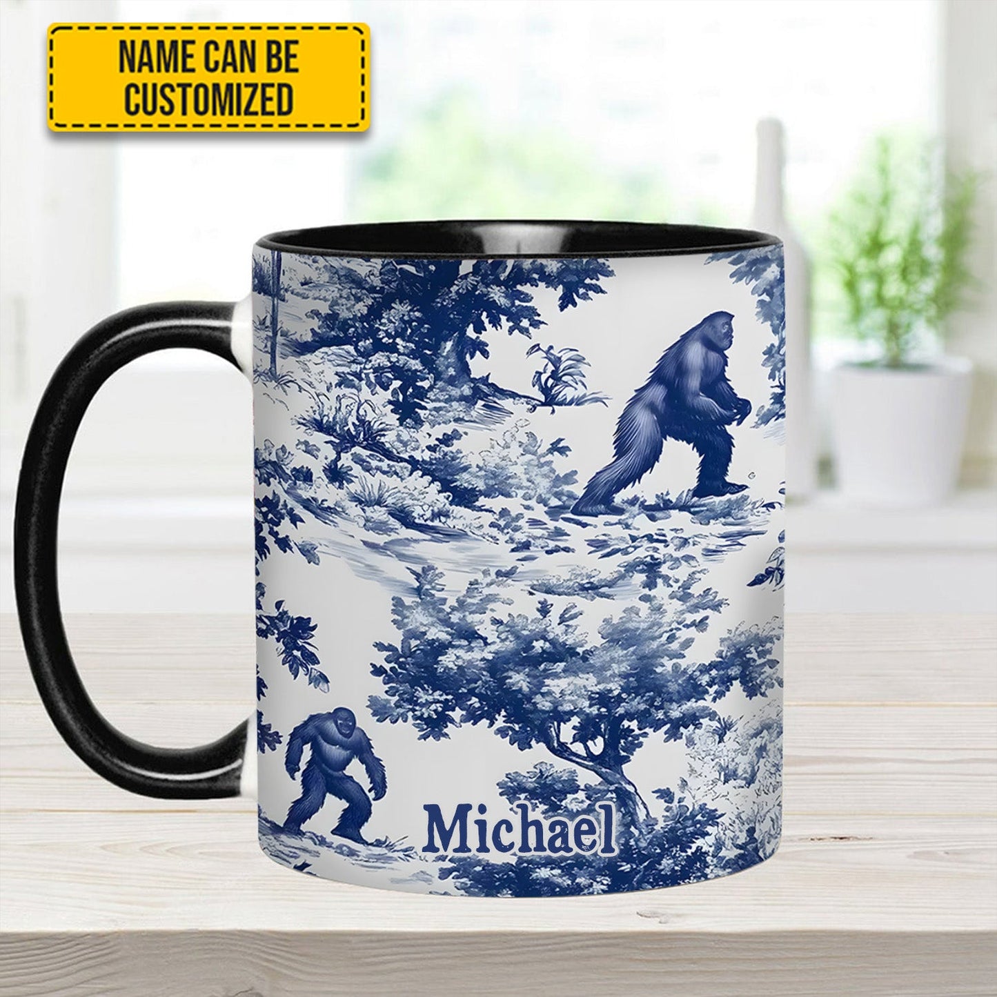 Forest Guardian – Personalized Bigfoot Accent Mug