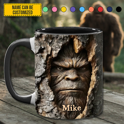 Forest Legend – Personalized Funny Bigfoot Accent Mug