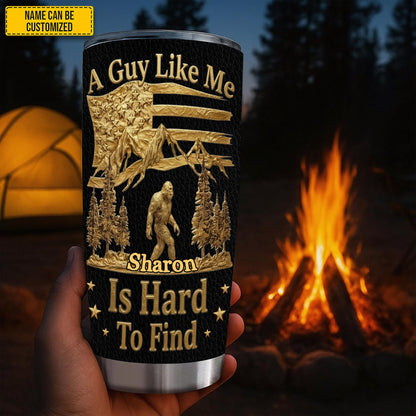 Personalized Bigfoot Tumbler – Funny Gift for Him, Husband, Dad, Bigfoot Lovers