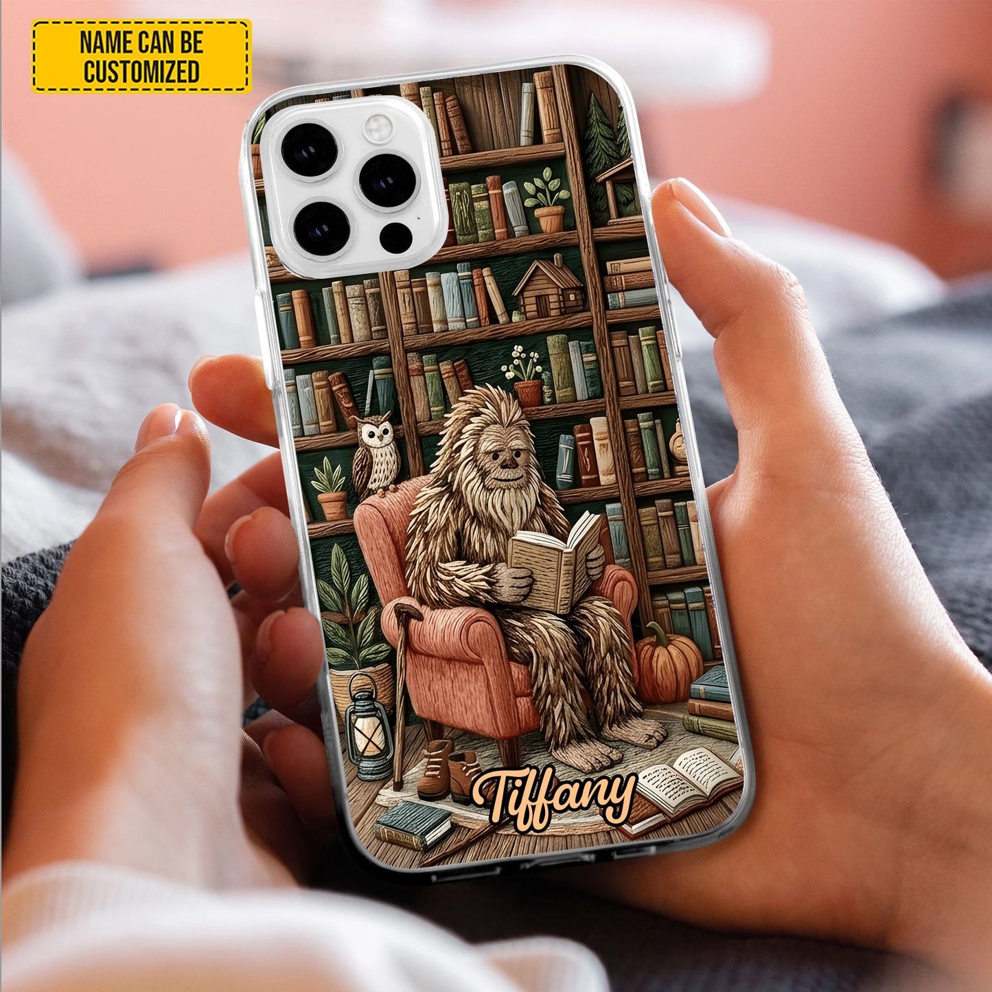 Bigfoot Book Nook – Personalized Phone Case