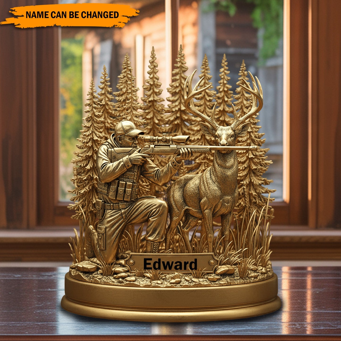 Legendary Gold Hunter – Personalized Trophy Acrylic Plaque