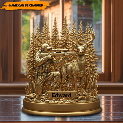 Legendary Gold Hunter – Personalized Trophy Acrylic Plaque