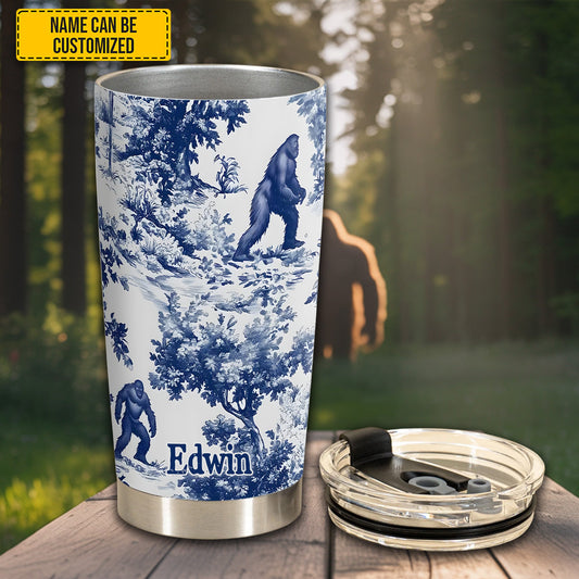Toile Of The Wild - Personalized Bigfoot Squatch Tumbler
