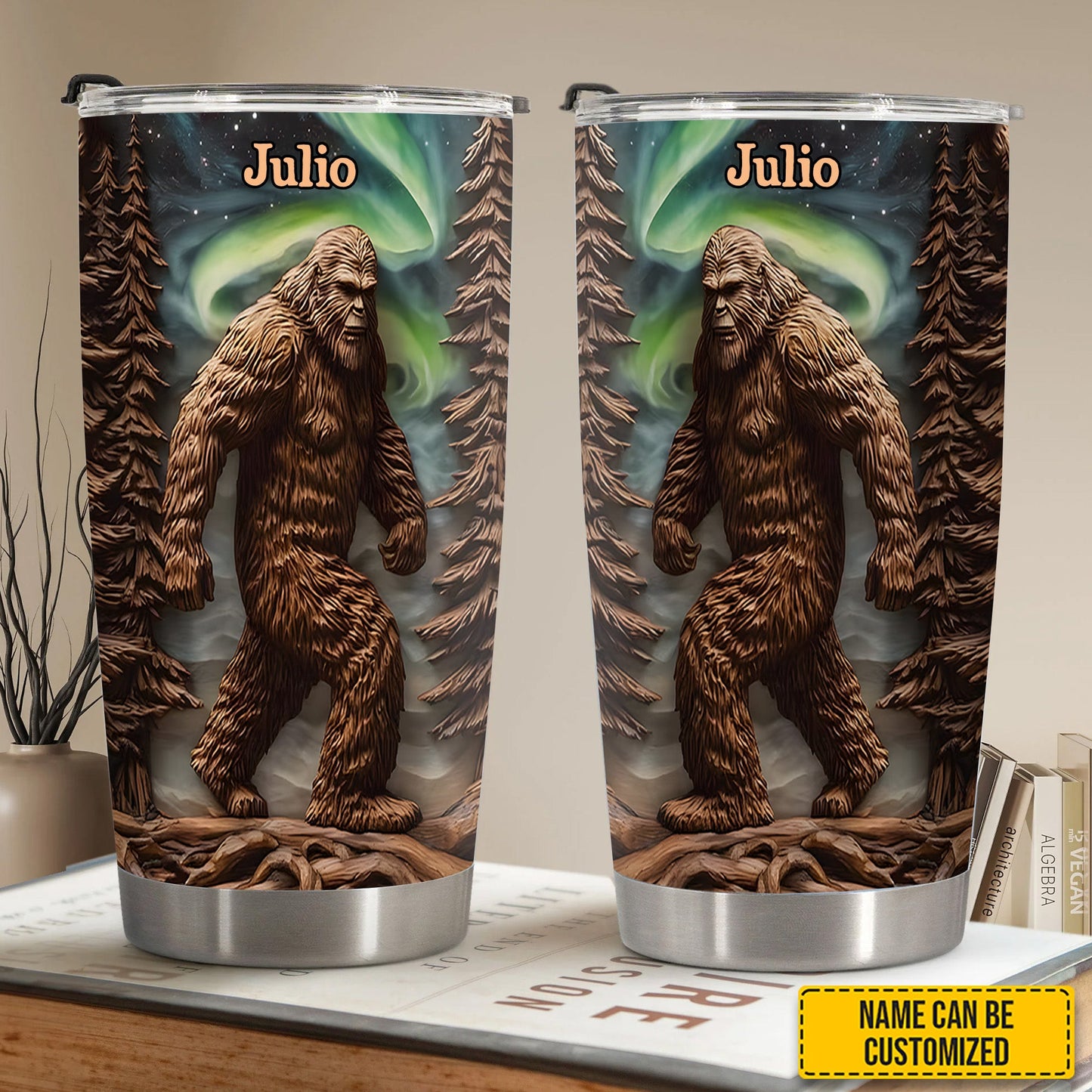 Bigfoot Legend - Personalized Bigfoot Tumbler