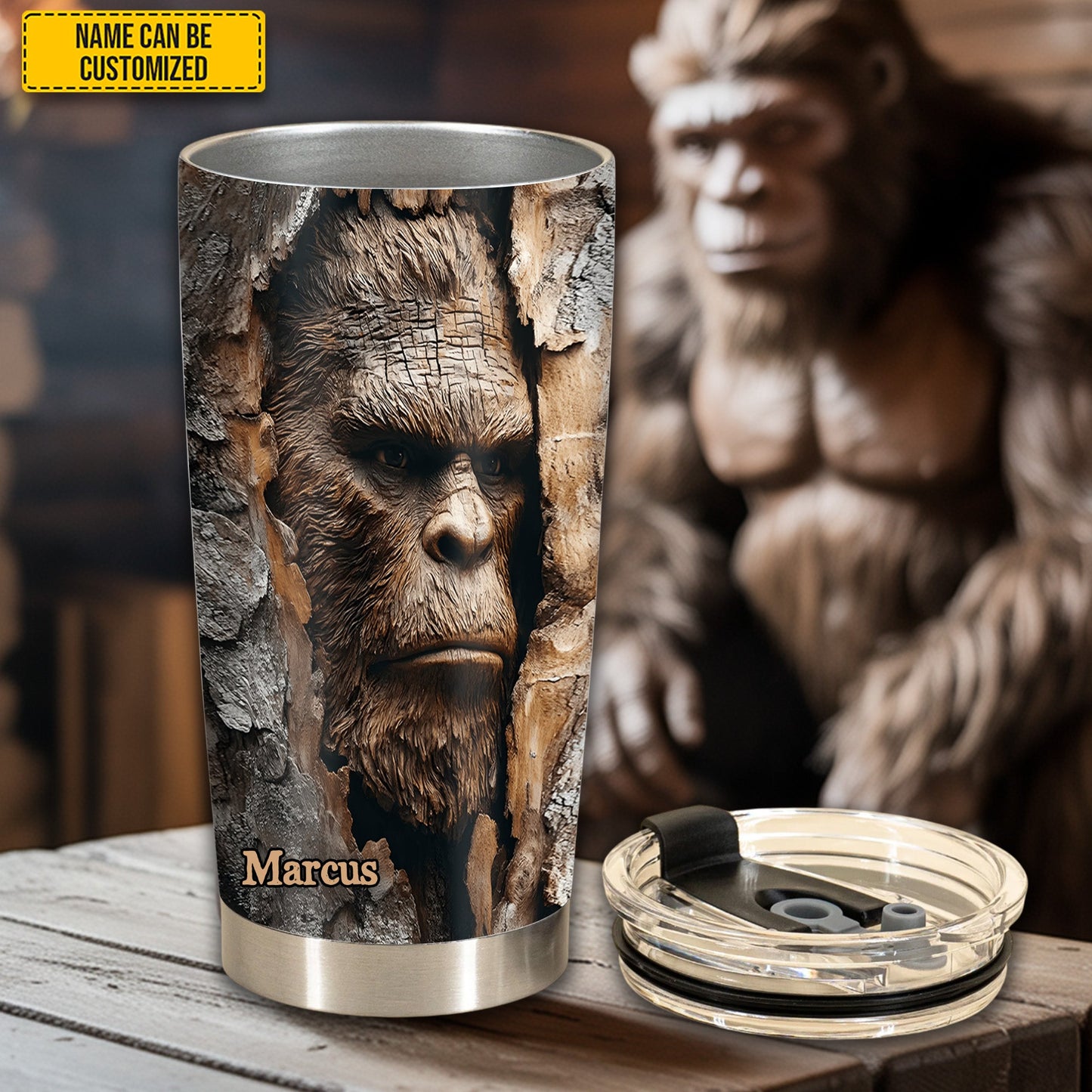 Forest Giant – Personalized Bigfoot Tumbler