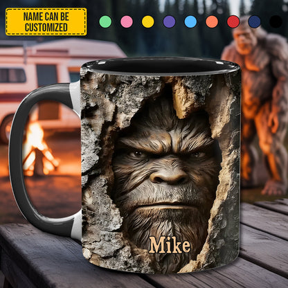 Forest Legend – Personalized Funny Bigfoot Accent Mug