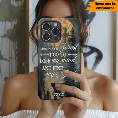 Into the Woods - Personalized Bigfoot Phone Case