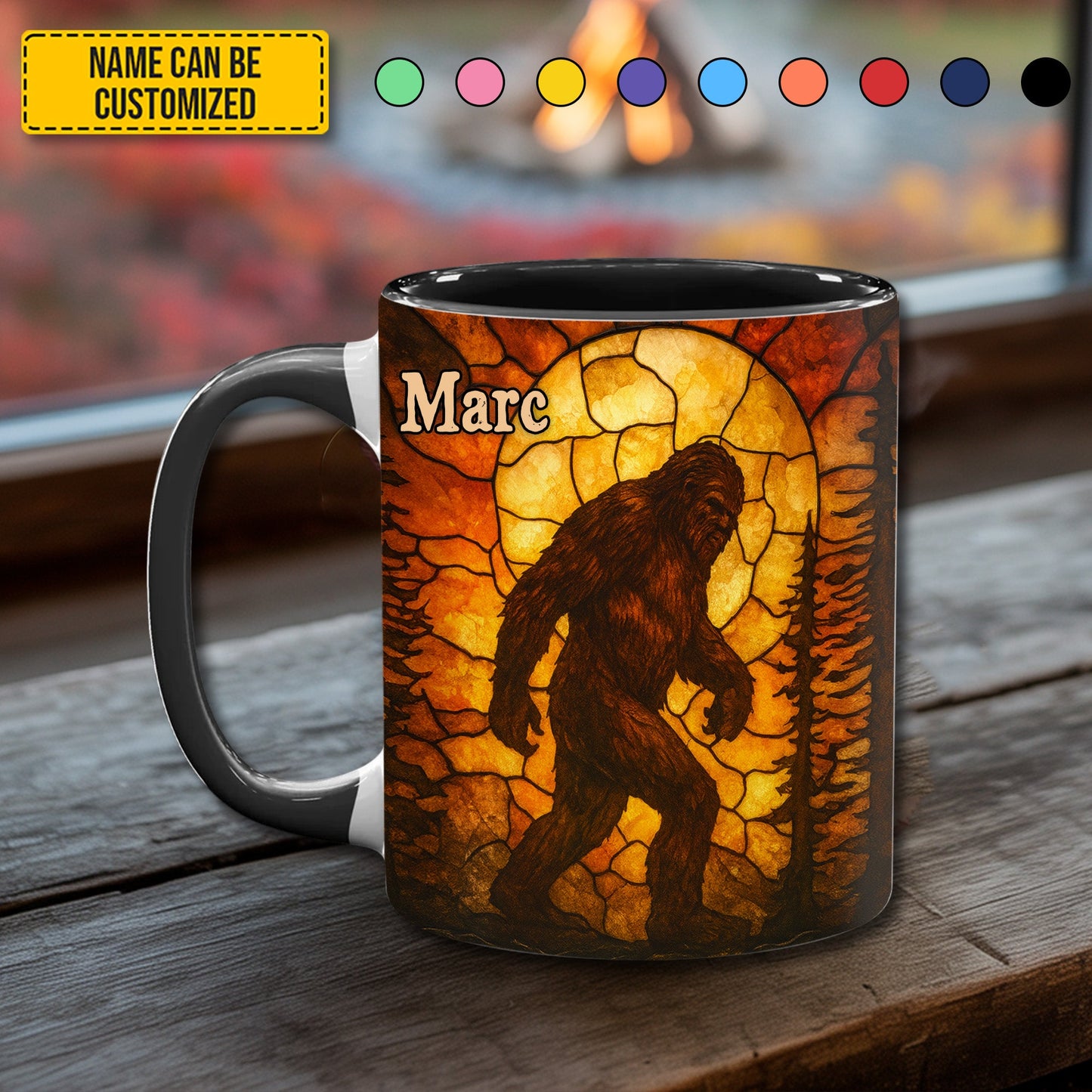 Timber Beast – Personalized Bigfoot Accent Mug