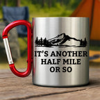 Funny Hiking Carabiner Mug - Gift for Hikers, Campers, Outdoor Lovers