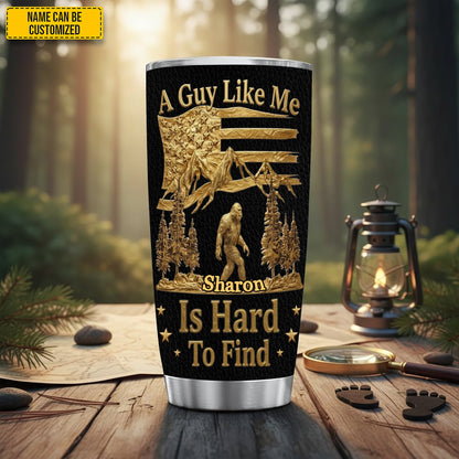 Personalized Bigfoot Tumbler – Funny Gift for Him, Husband, Dad, Bigfoot Lovers