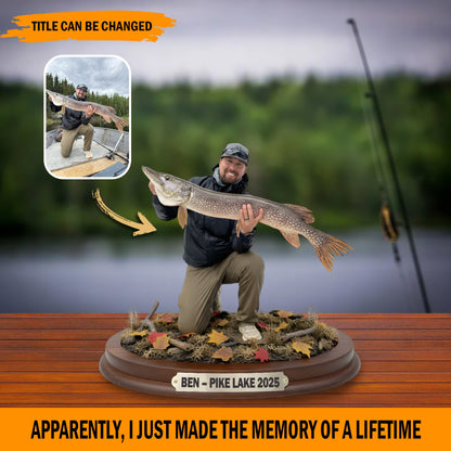 Trophy Fishing Moments – Personalized Photo Acrylic Plaque