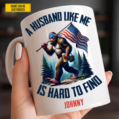 Hard To Find Legends – Personalized Bigfoot White Mug