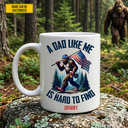Hard To Find Legends – Personalized Bigfoot White Mug