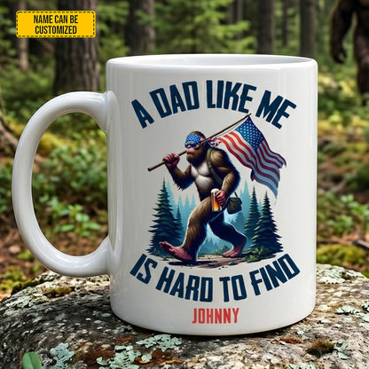 Hard To Find Legends – Personalized Bigfoot White Mug