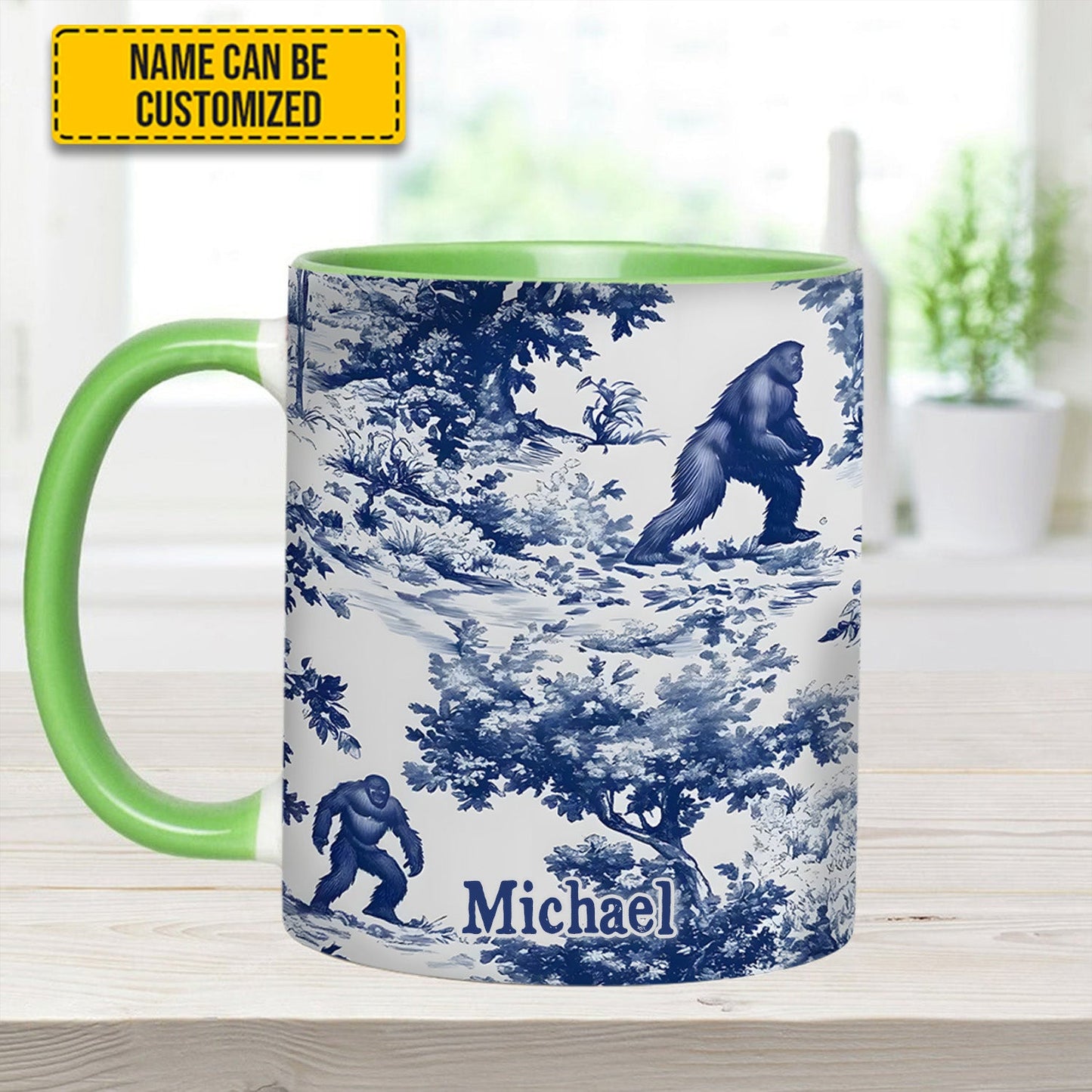 Forest Guardian – Personalized Bigfoot Accent Mug