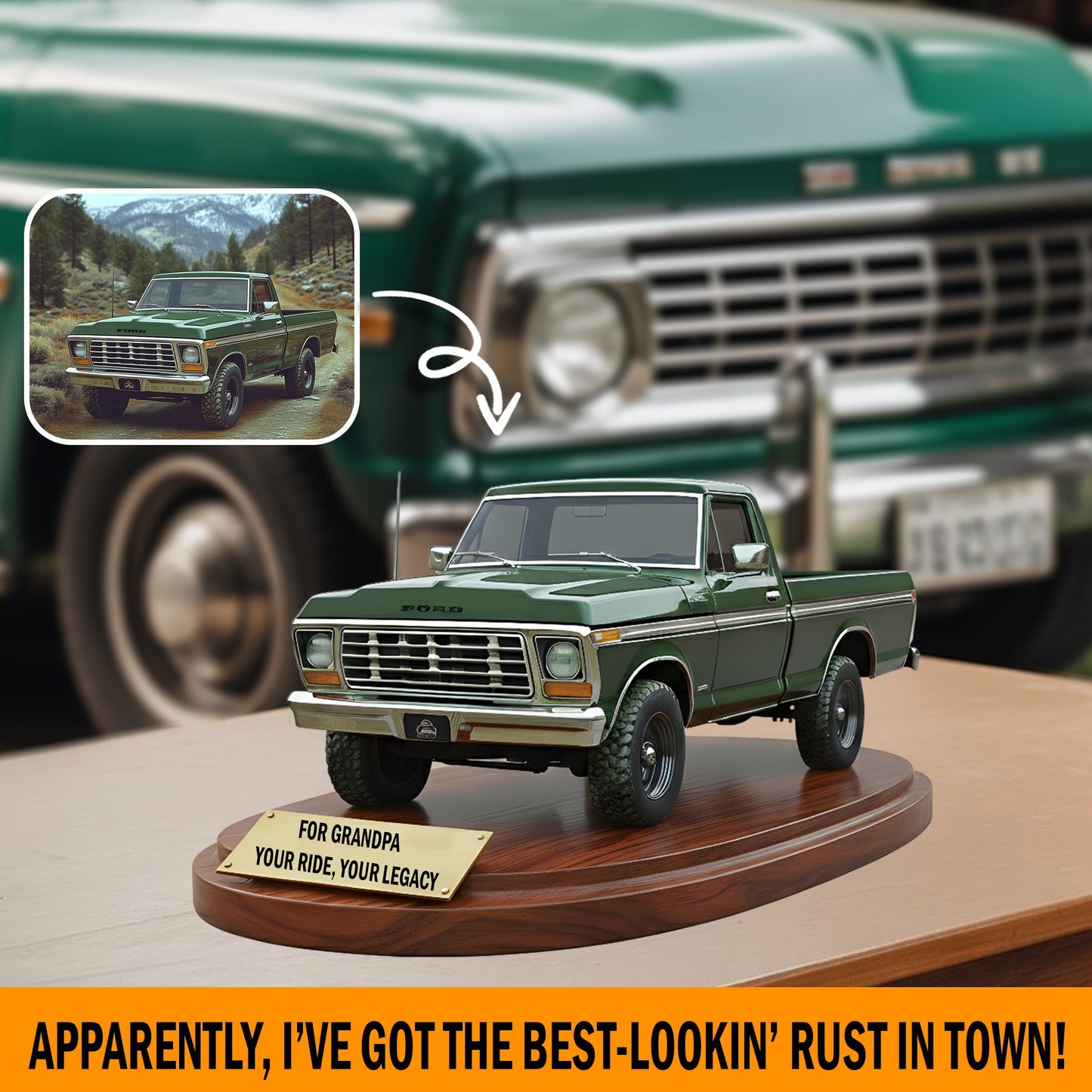 Memories Ride On – Personalized Photo Acrylic Plaque