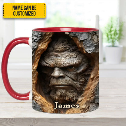 The Lurker – Personalized Bigfoot Accent Mug