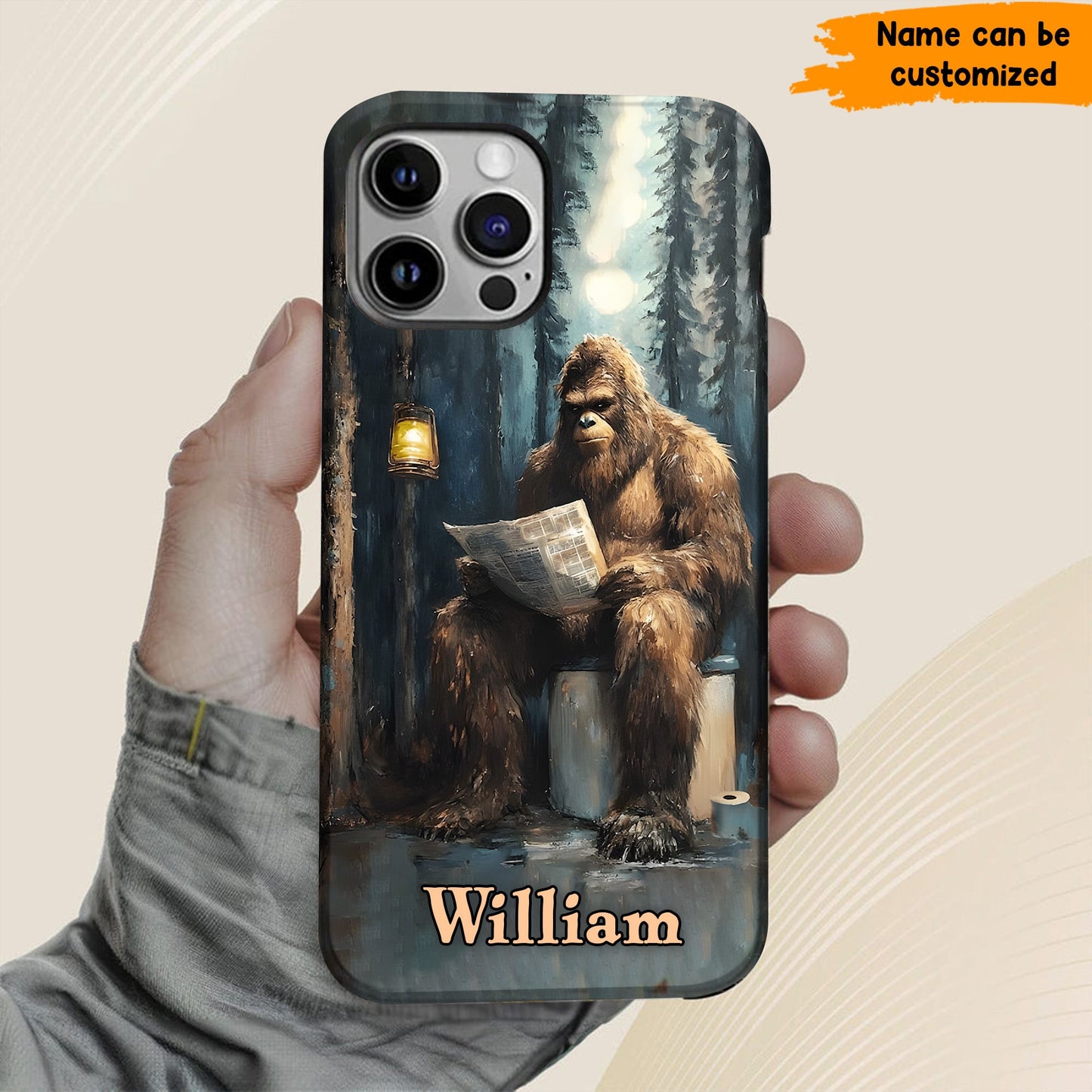 Personalized Funny Bigfoot Phone Case