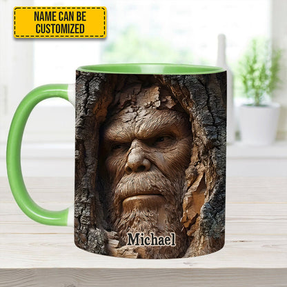 Cosmic Footsteps – Personalized Bigfoot Accent Mug