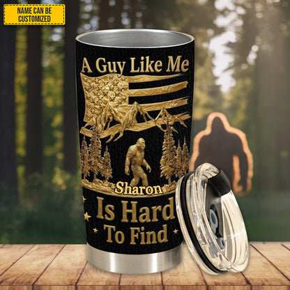Personalized Bigfoot Tumbler – Funny Gift for Him, Husband, Dad, Bigfoot Lovers