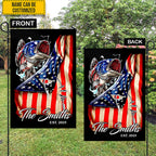 Personalized Fishing Flag Garden