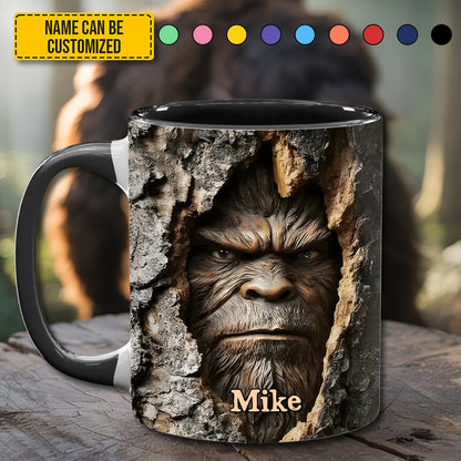 Forest Legend – Personalized Funny Bigfoot Accent Mug