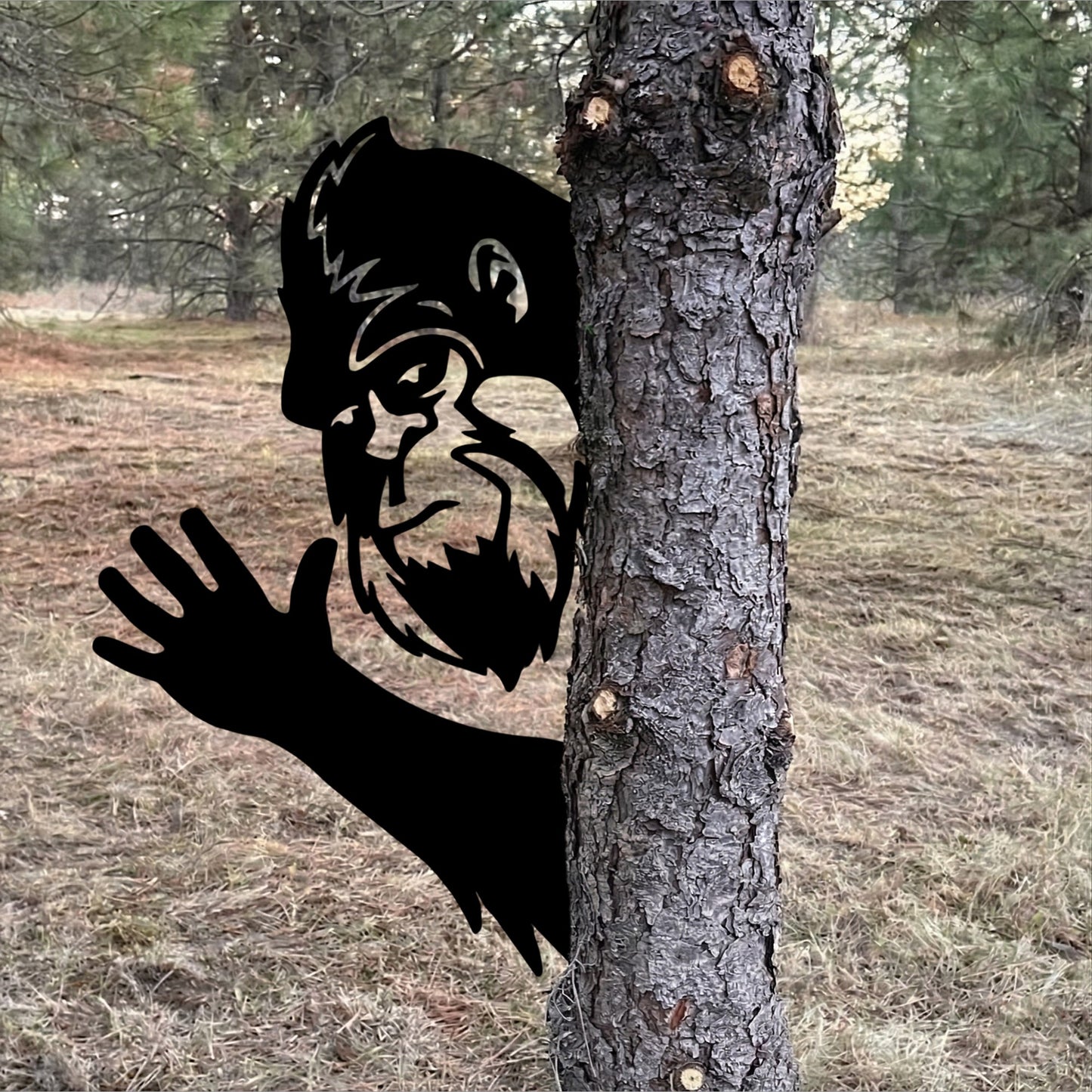 Multi-Style Funny Bigfoot Metal Sign