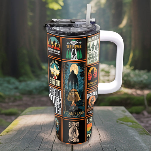 The Bigfoot Vintage Collection Tumbler With Handle 40oz