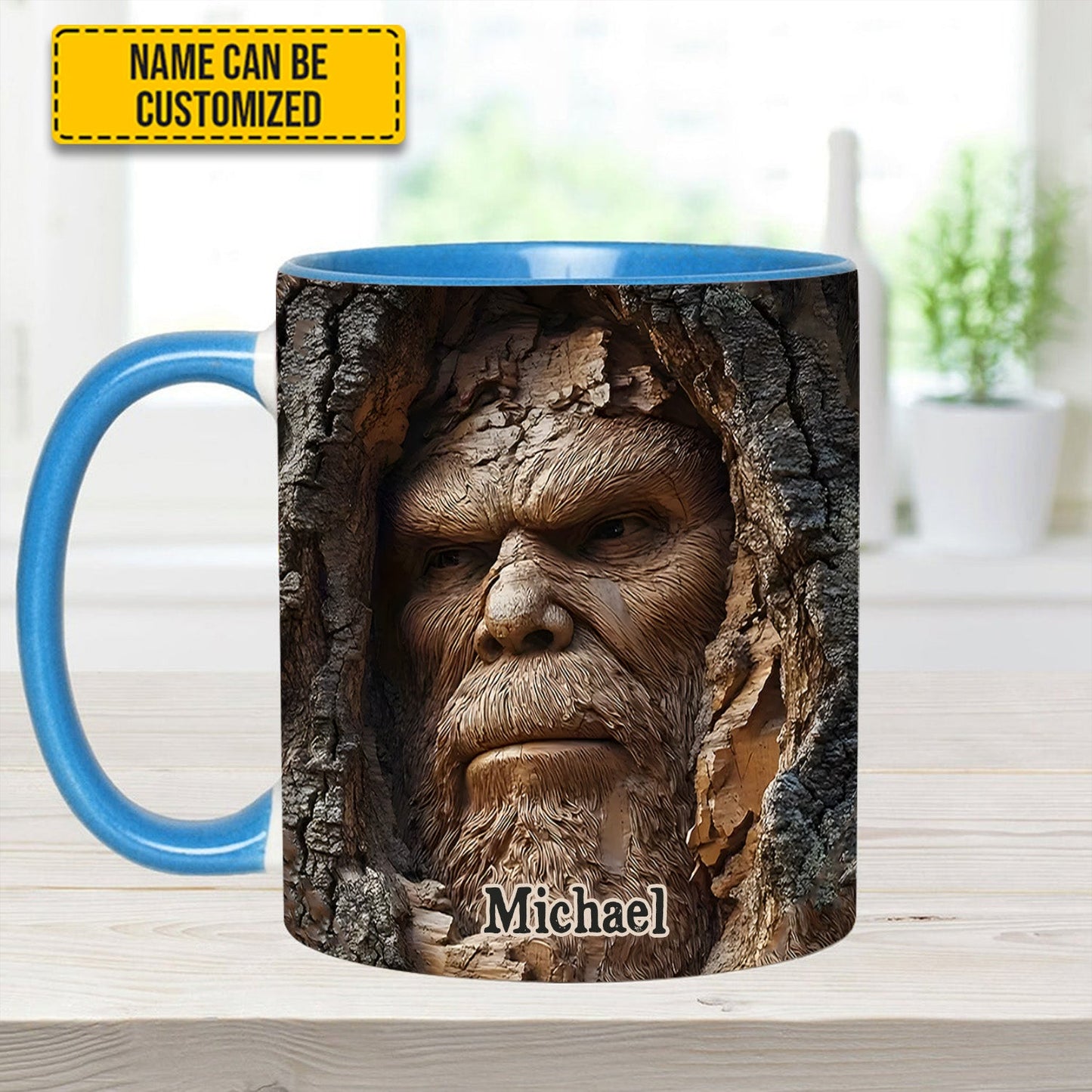Cosmic Footsteps – Personalized Bigfoot Accent Mug