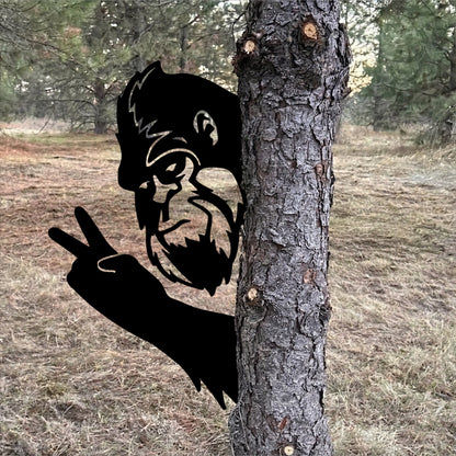 Multi-Style Funny Bigfoot Metal Sign