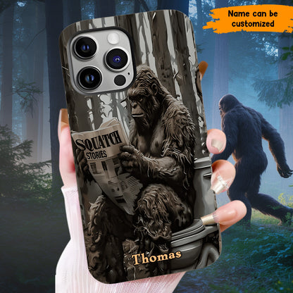 "Squatch Stories” – Personalized Bigfoot Phone Case