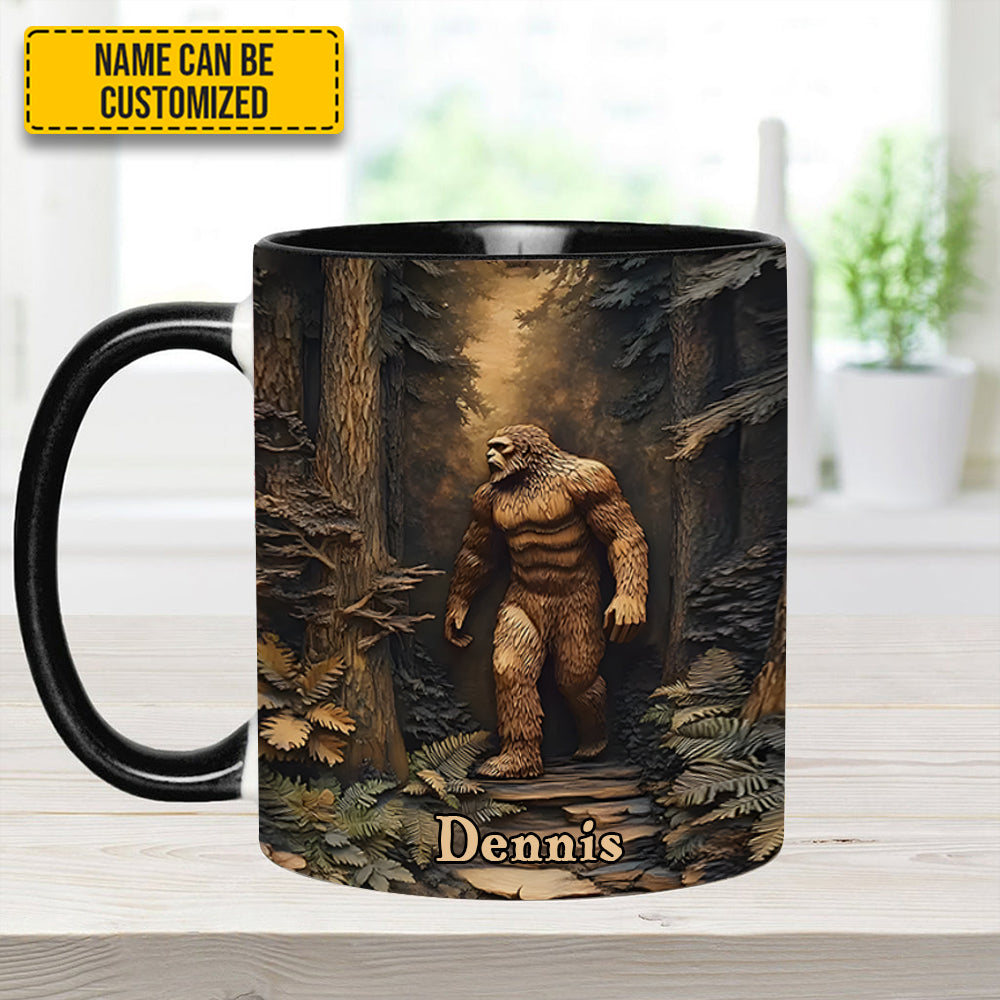 The Cryptid Chronicle – Bigfoot Accent Mug