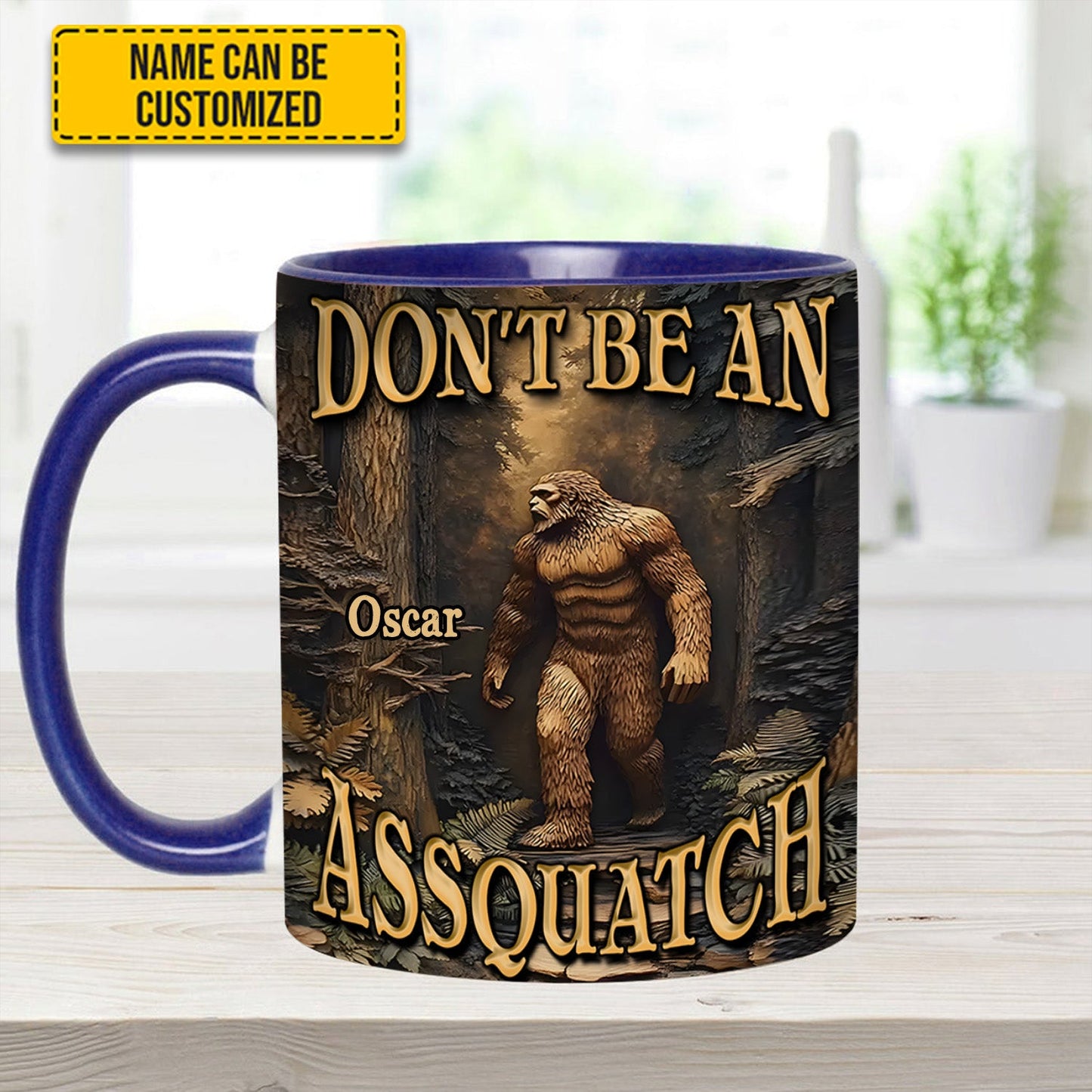Cryptid Collective – Original Blue Forest Accent Mug