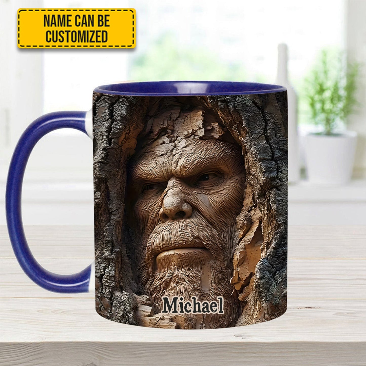 Cosmic Footsteps – Personalized Bigfoot Accent Mug